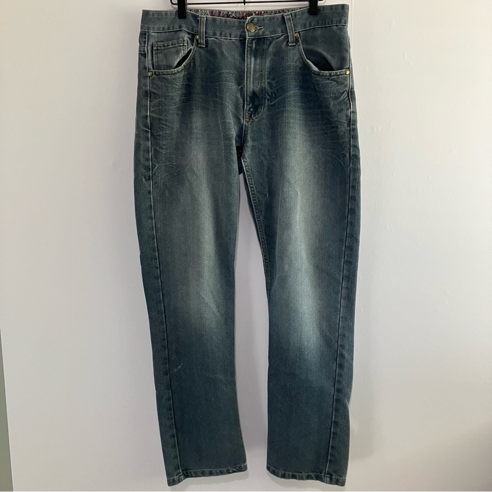 Lions Crest by English Laundry Straight Leg Jeans 34x32